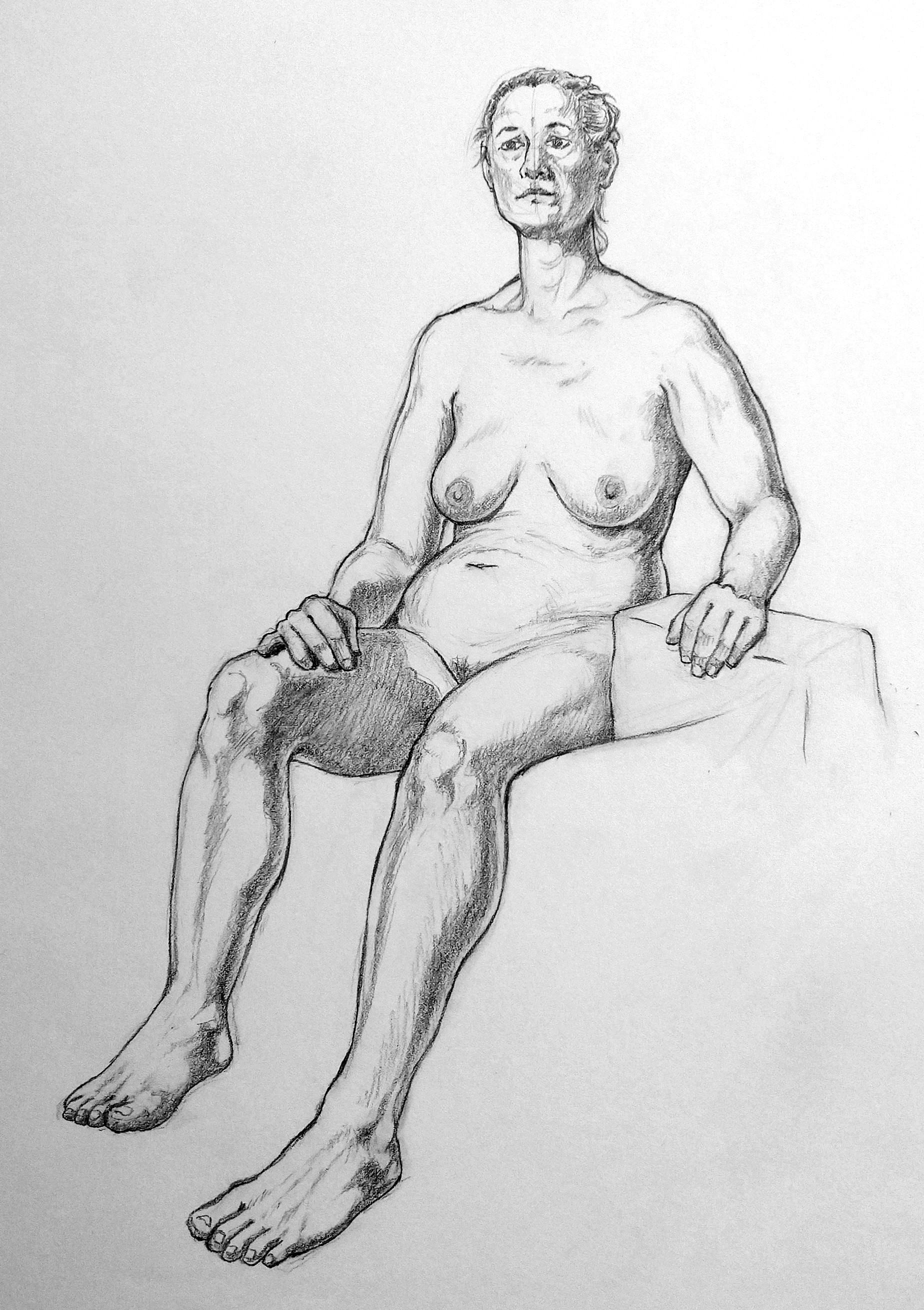 Woman, seated 2.